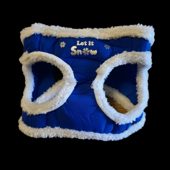 Unbranded Other - "5/$25" Sz Large Winter Blue Fur Dog Harness